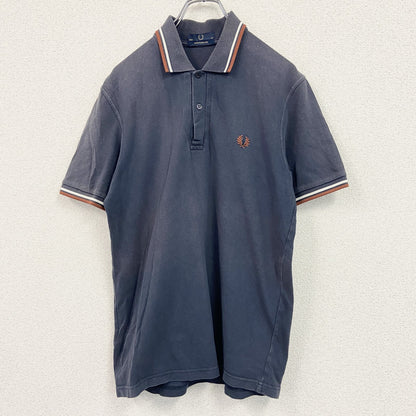 FRED PERRY　フレッドペリー　半袖ポロシャツ　紺　ネイビー　40サイズ