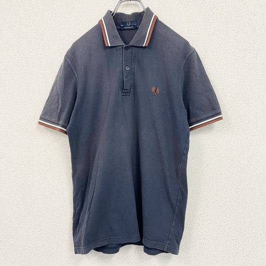 FRED PERRY　フレッドペリー　半袖ポロシャツ　紺　ネイビー　40サイズ