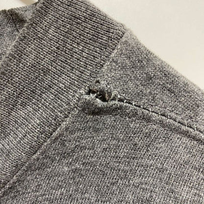 古着 used　VARSITYATHLETIC　長袖カレッジプリントスウェット　トレーナー　デューク大学　グレー　2XLサイズ
