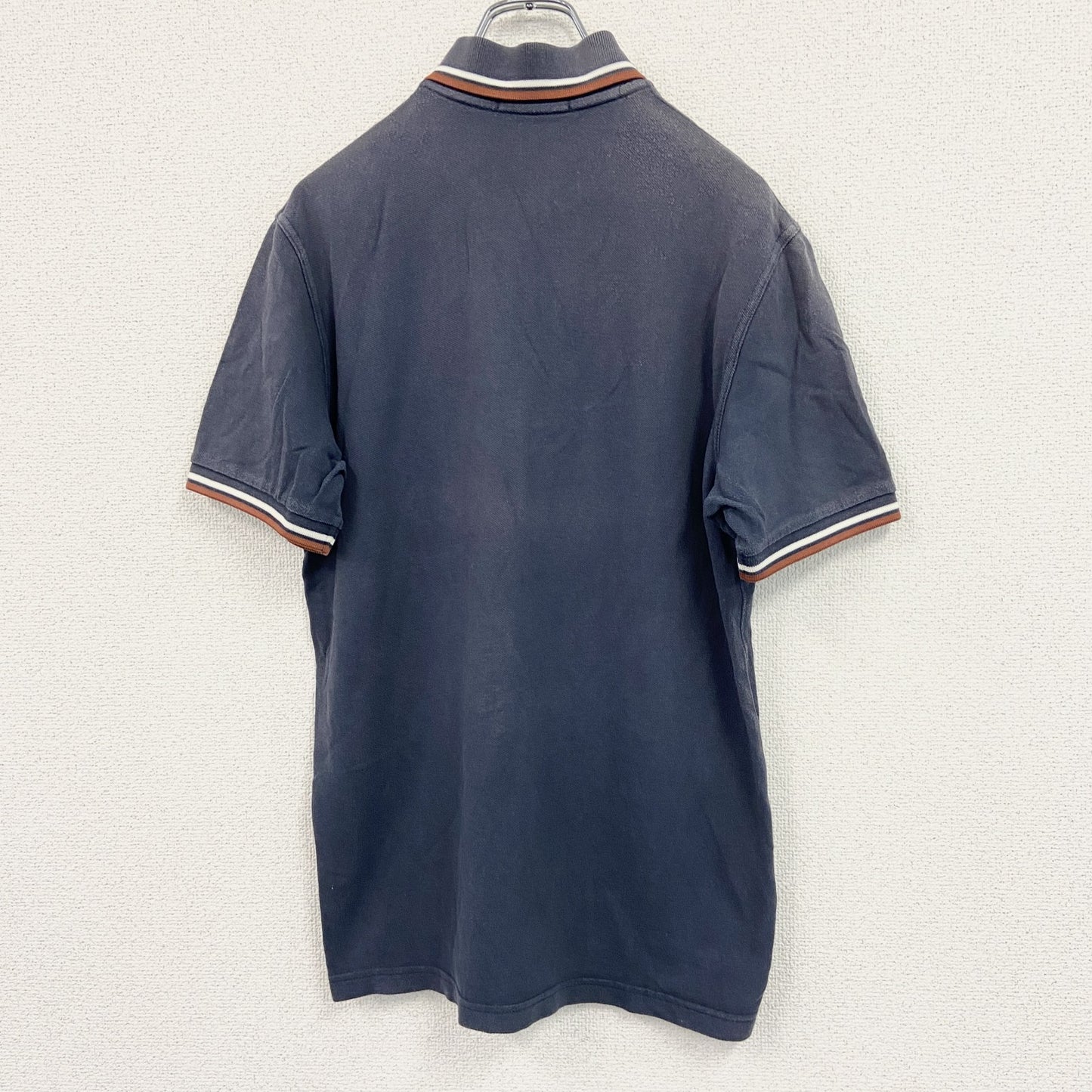 FRED PERRY　フレッドペリー　半袖ポロシャツ　紺　ネイビー　40サイズ