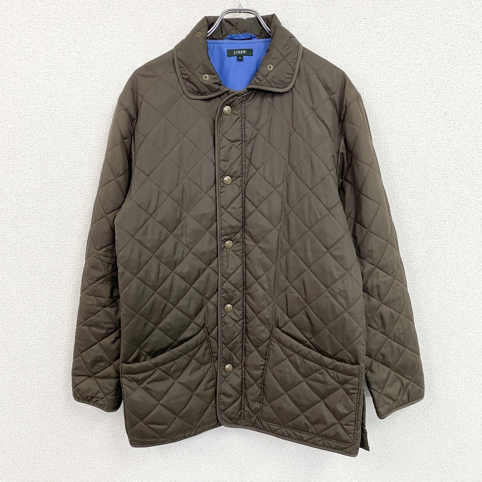 J.CREW　ジェイクルー　キルティングジャケット　中綿入り　茶色　ブラウン　Sサイズ