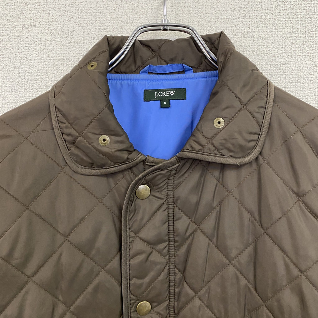 J.CREW　ジェイクルー　キルティングジャケット　中綿入り　茶色　ブラウン　Sサイズ