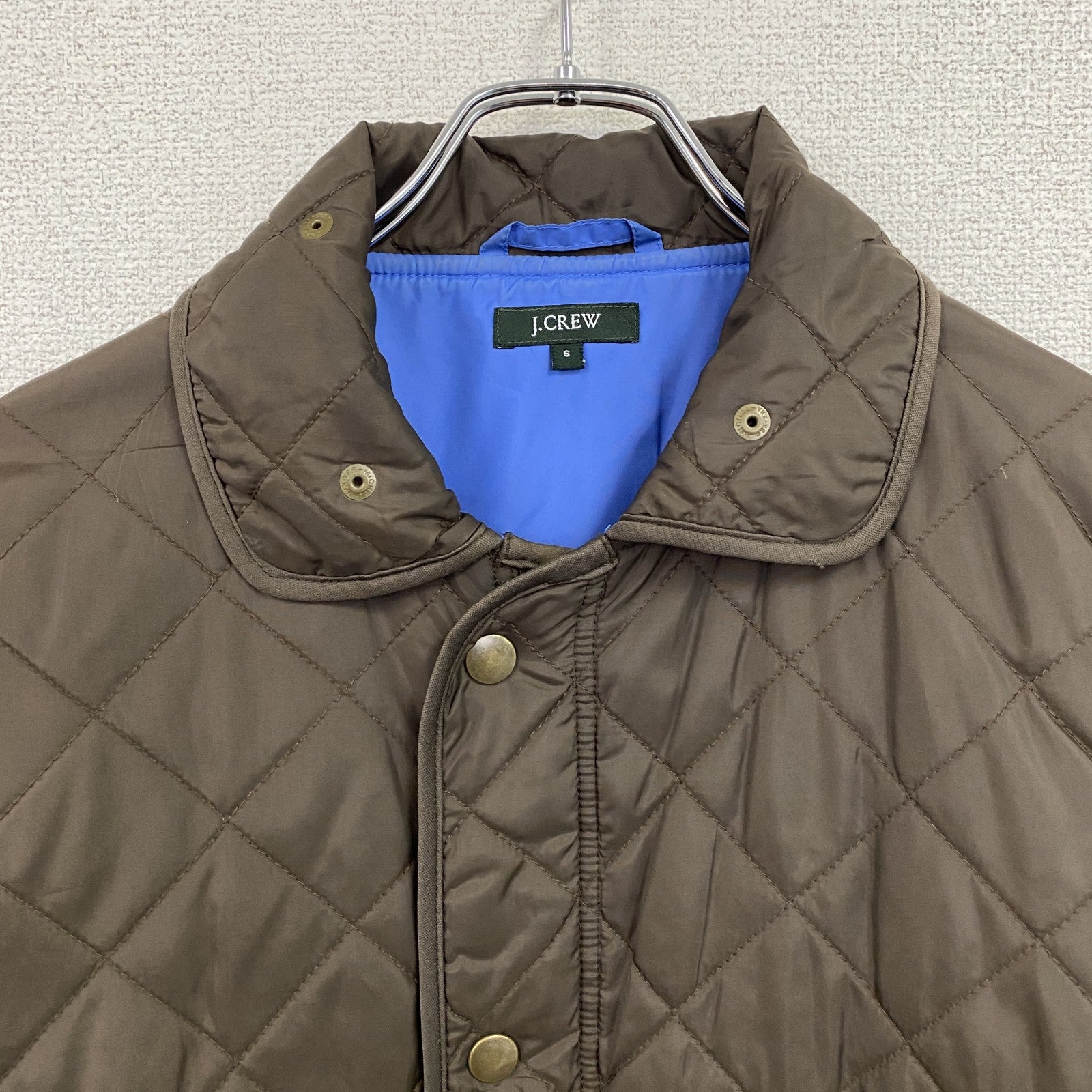 J.CREW　ジェイクルー　キルティングジャケット　中綿入り　茶色　ブラウン　Sサイズ
