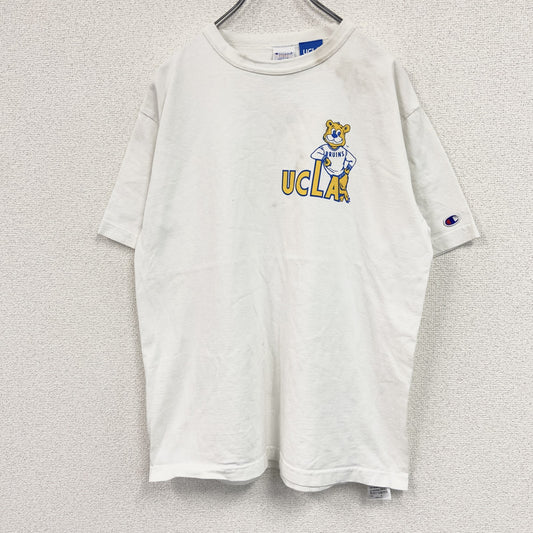 Champion　チャンピオン　半袖プリントTシャツ　白　ホワイト　Mサイズ