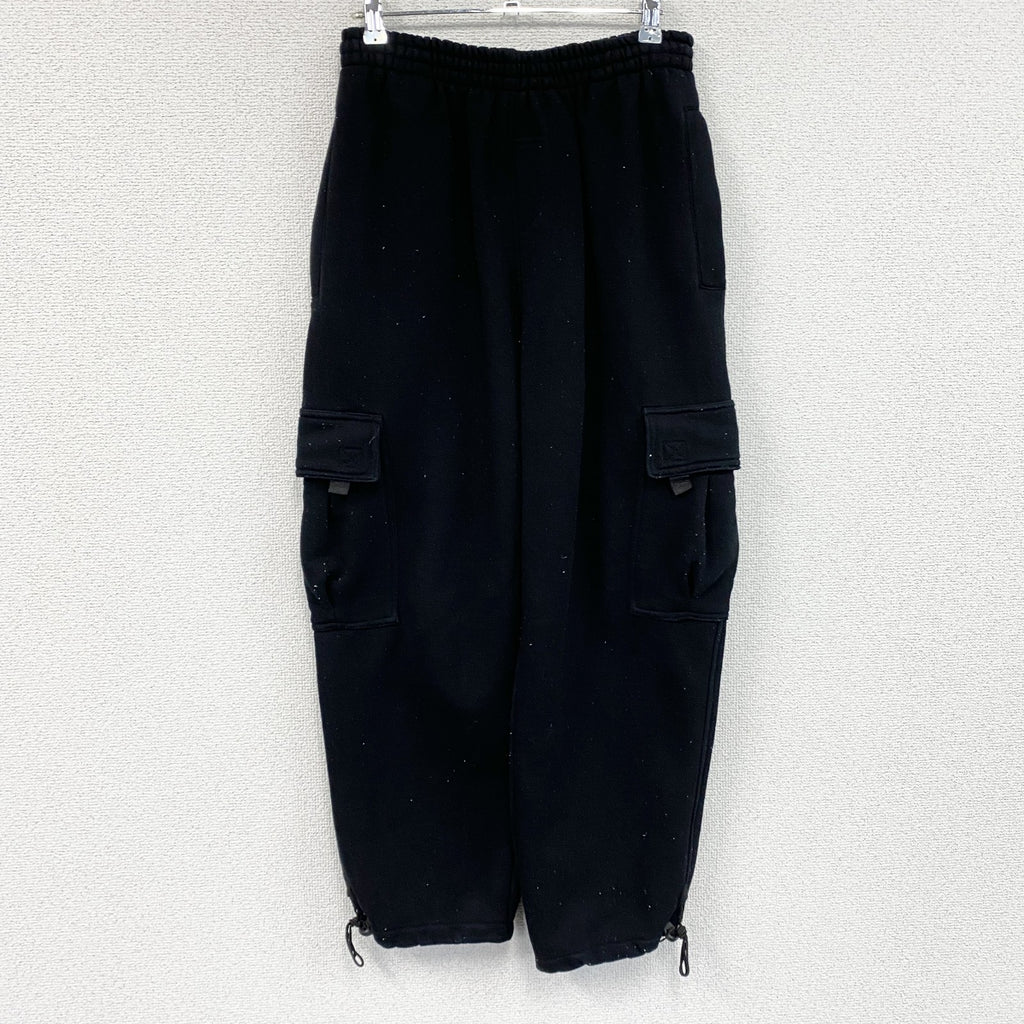 PRO 5　カーゴスウェットパンツ　ワイドパンツ　黒　ブラック　Sサイズ