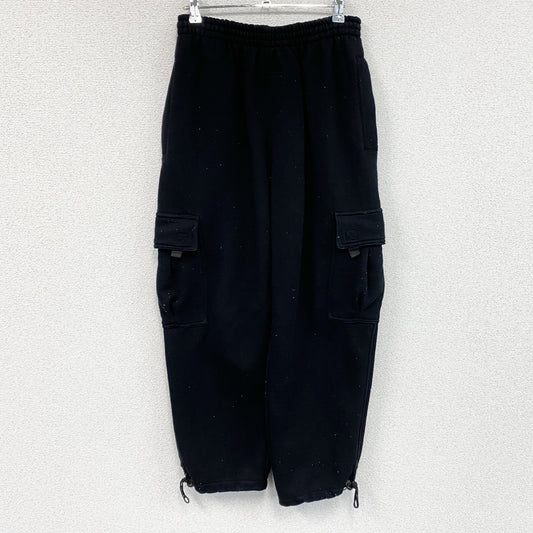 PRO 5　カーゴスウェットパンツ　ワイドパンツ　黒　ブラック　Sサイズ