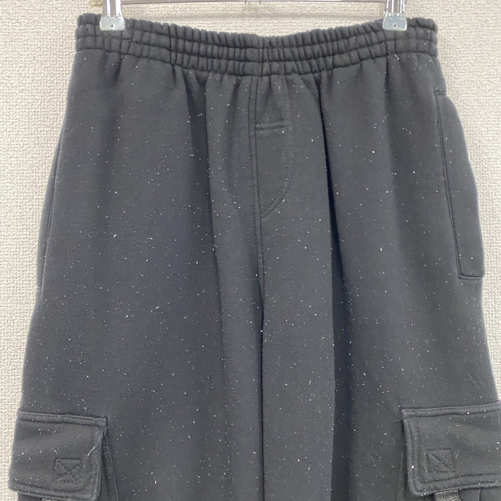 PRO 5　カーゴスウェットパンツ　ワイドパンツ　黒　ブラック　Sサイズ