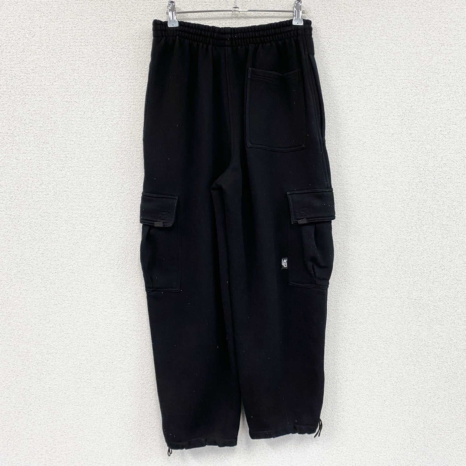 PRO 5　カーゴスウェットパンツ　ワイドパンツ　黒　ブラック　Sサイズ