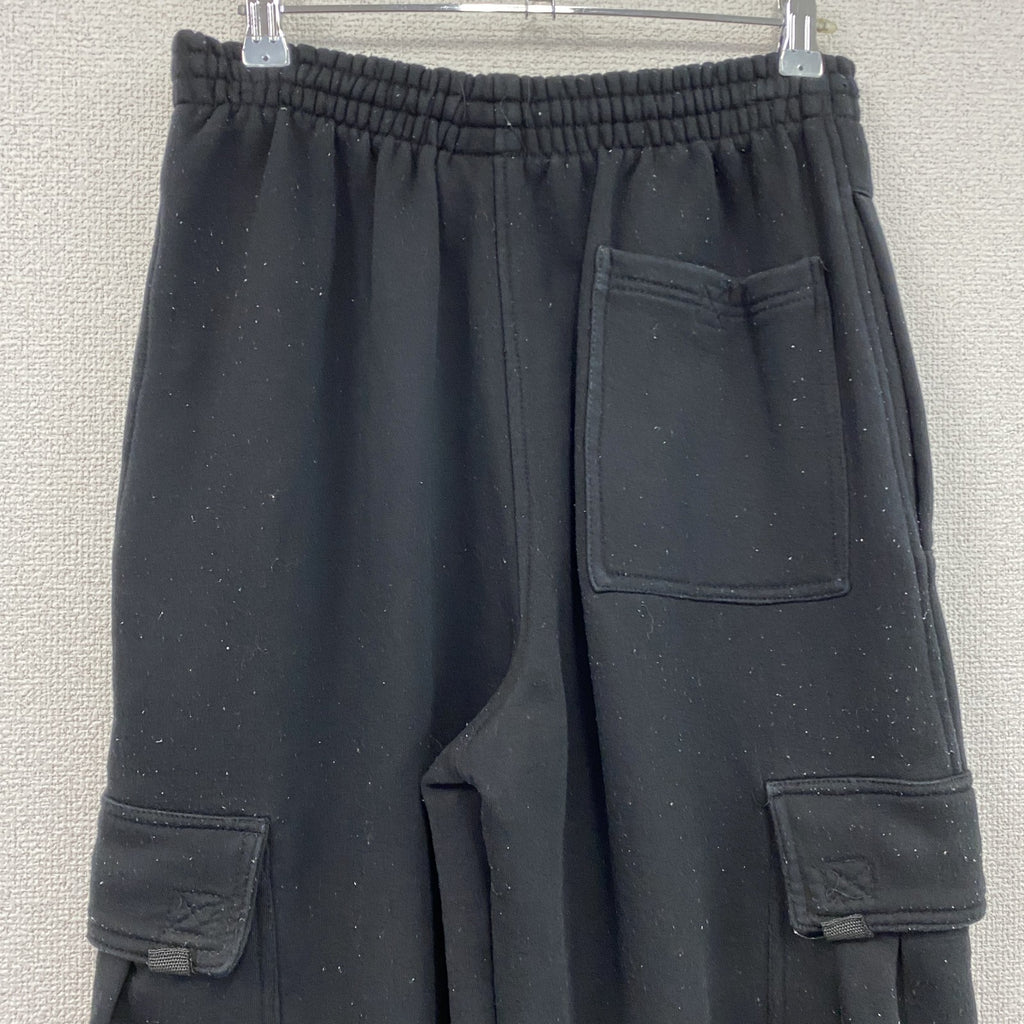 PRO 5　カーゴスウェットパンツ　ワイドパンツ　黒　ブラック　Sサイズ