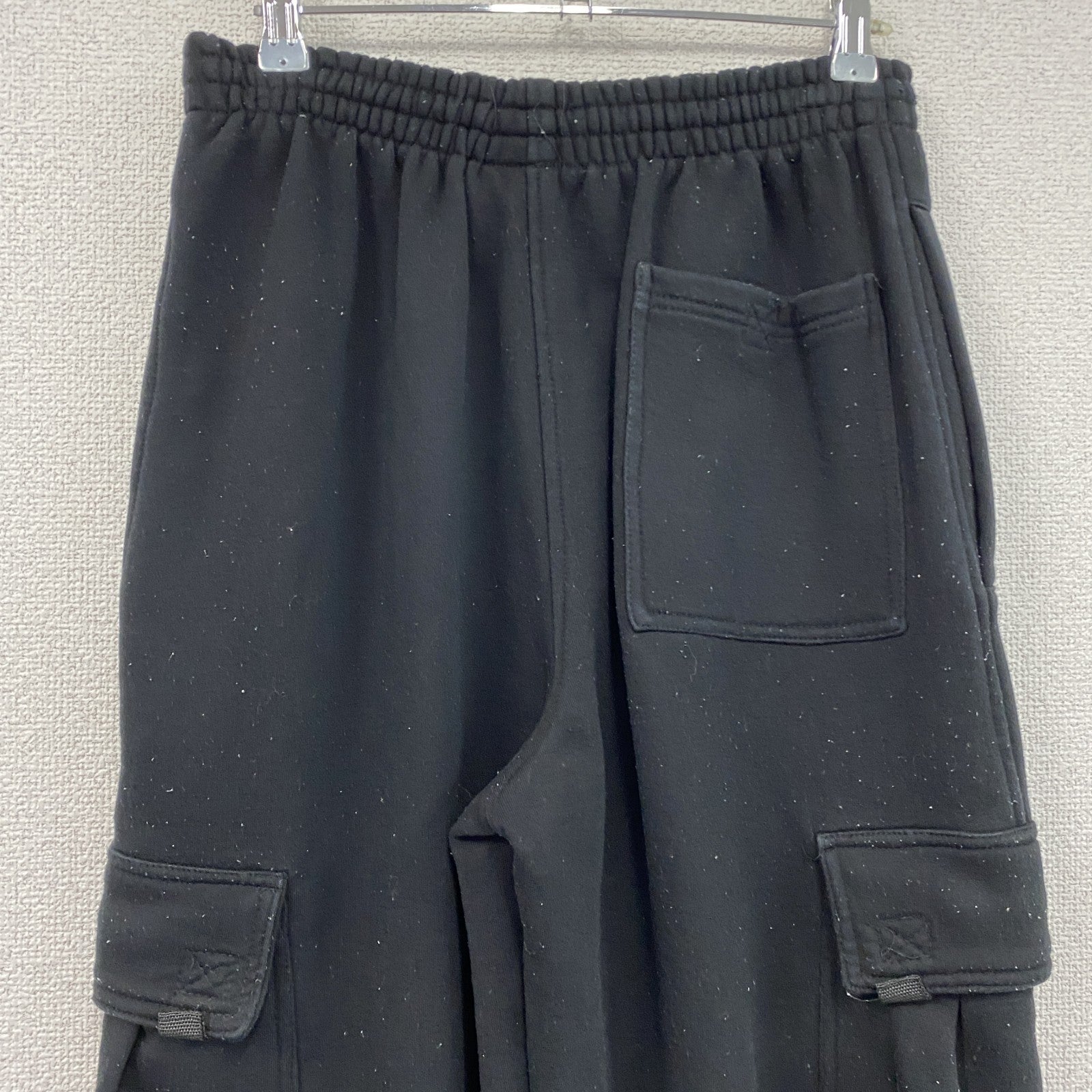 PRO 5　カーゴスウェットパンツ　ワイドパンツ　黒　ブラック　Sサイズ