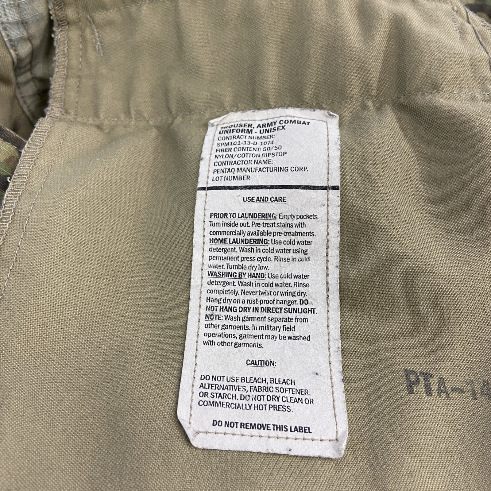 U.S.ARMY　米軍　コンバットパンツ　カーゴパンツ　フィールドパンツ　カモフラ　カーキ　