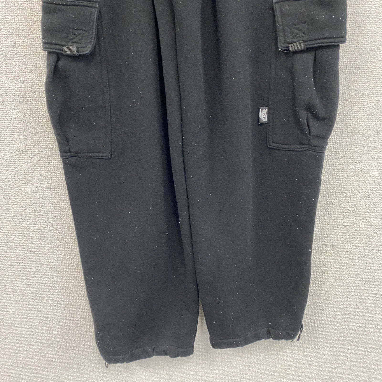 PRO 5　カーゴスウェットパンツ　ワイドパンツ　黒　ブラック　Sサイズ