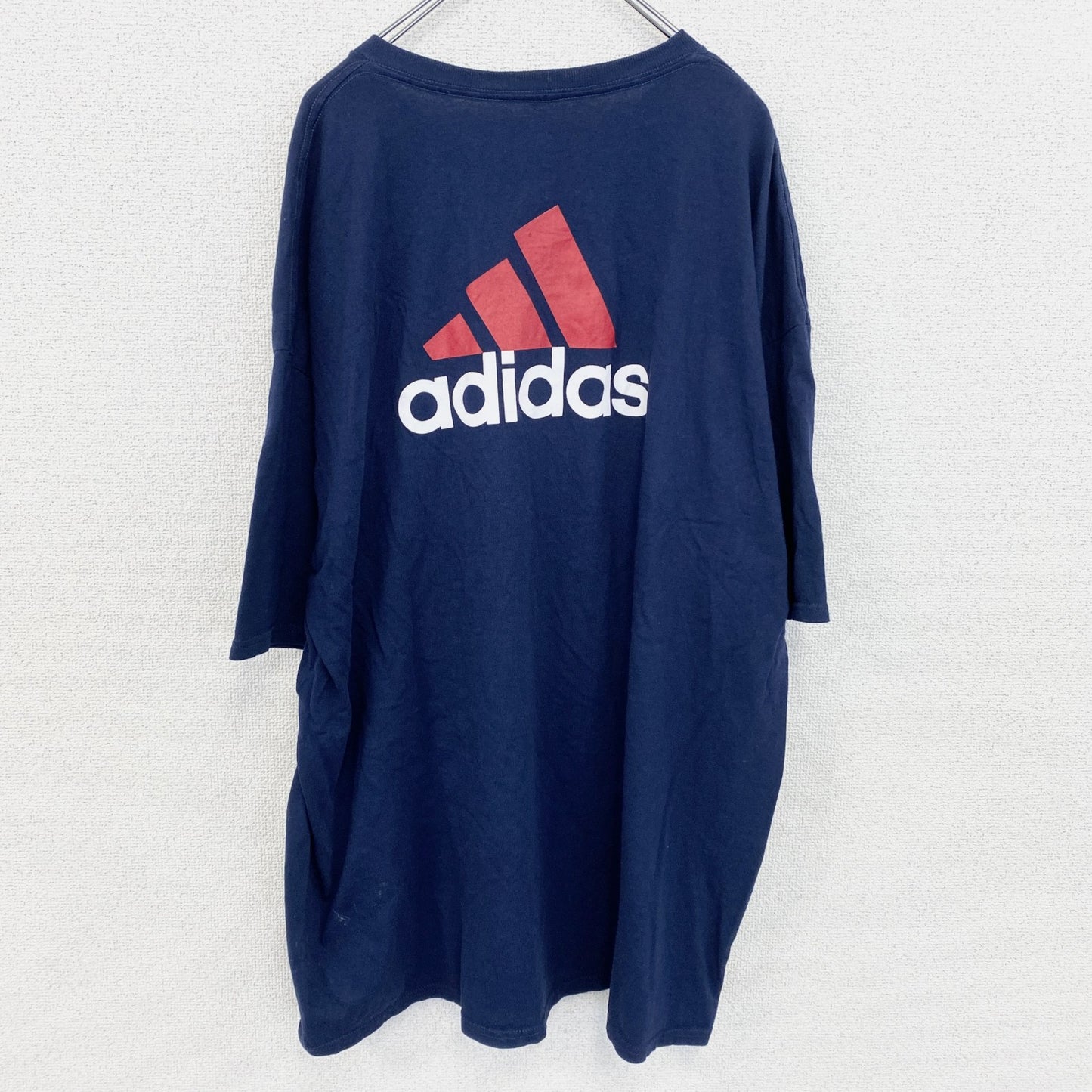 古着 used　adidas　アディダス　エリックゴードン　半袖プリントＴシャツ　NBA　バスケットボール　ネイビー　2XLサイズ