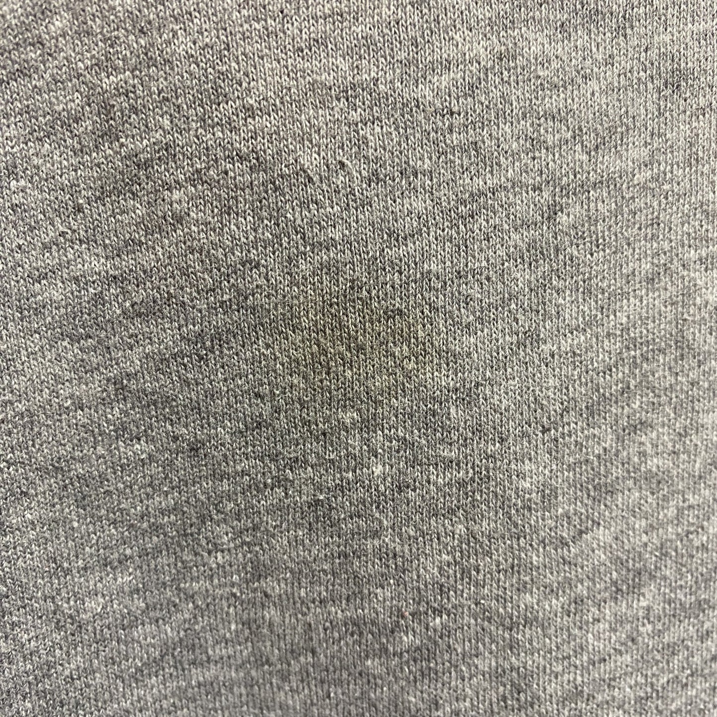 古着 used　SportTek　長袖ハーフジップスウェット　トレーナー　ワッペン刺繍　JSM　グレー　レトロデザイン　Mサイズ