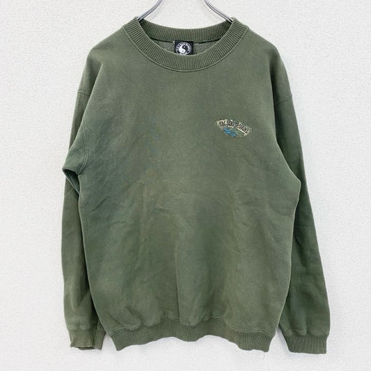90s　T&C Surf Designs　スウェット/トレーナー　両面プリント　ヴィンテージ　カーキ