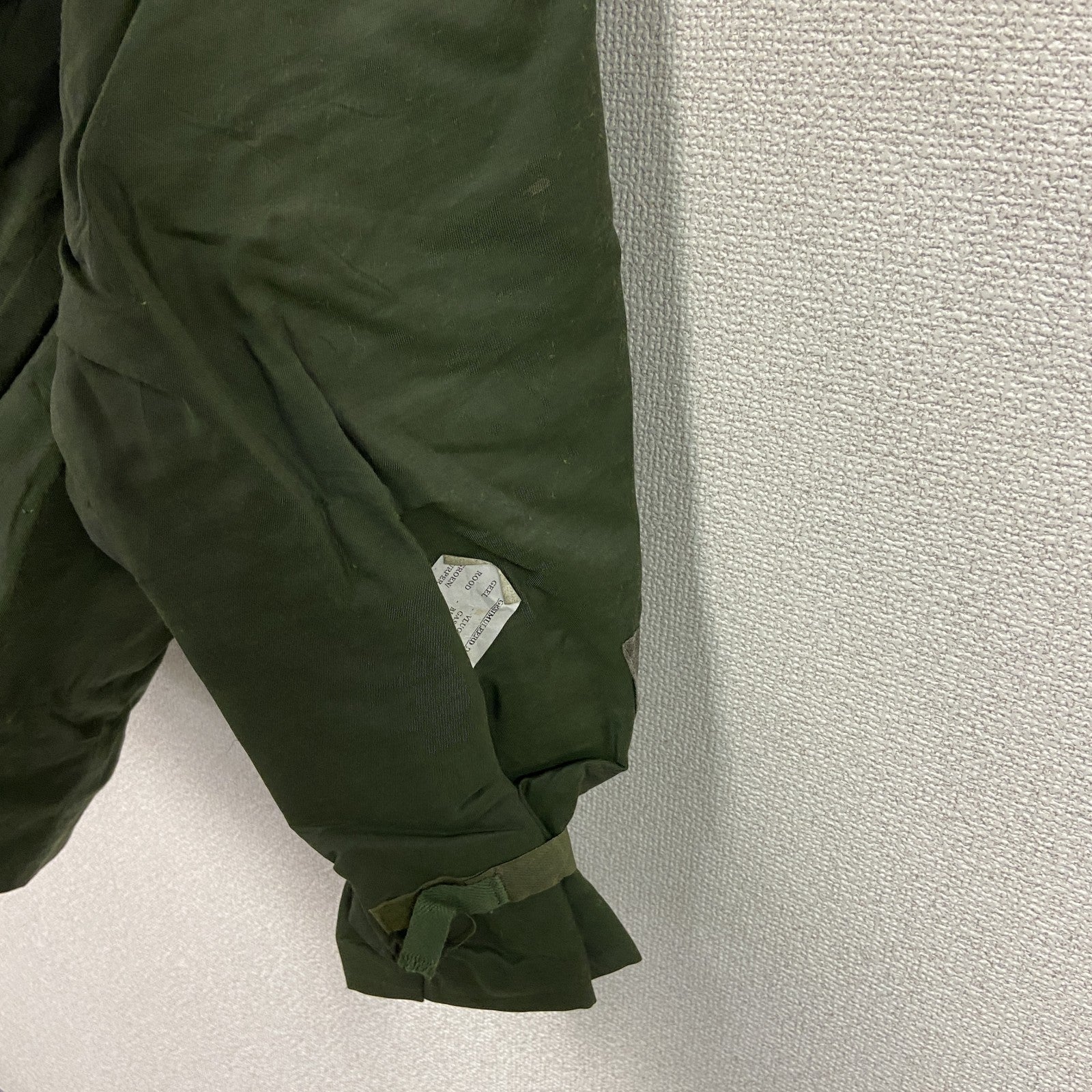 70s　Dutch Military　オランダ軍　M-78　CHEMICAL PROTECTIVE SMOCK PARKA　スモック　アノラックパーカー　ミリタリージャケット　カーキ