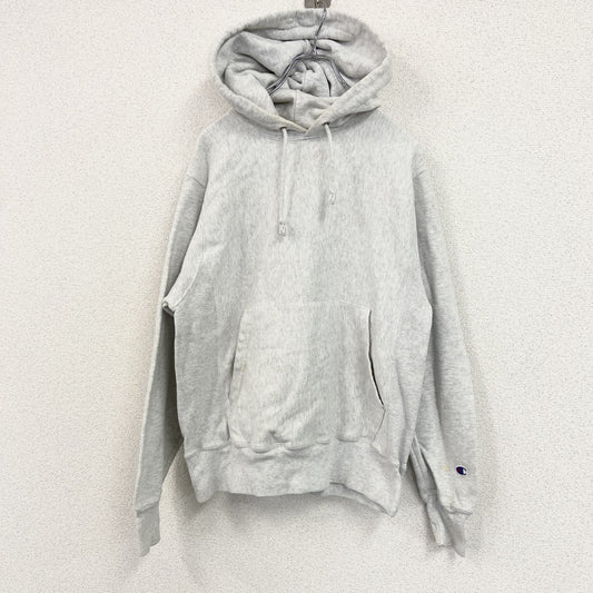 Champion　チャンピオン　リバースウィーブ　スウェットパーカー/フーディー　目無し　霜降りグレー　Sサイズ