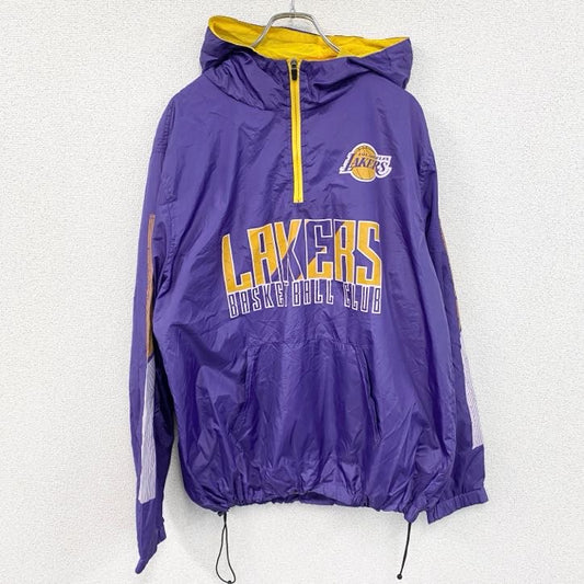 NBA　LAKERS　レイカーズ　アノラックパーカー　ヴィンテージ　紫　パープル　Lサイズ