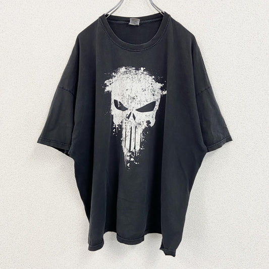 FRUIT OF THE LOOM　MARVEL　マーベル　パニッシャー　半袖Tシャツ　黒　ブラック　XXXLサイズ