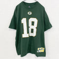 古着 used　Majestic　マジェスティック　グリーンベイパッカーズ　半袖プリントＴシャツ　NFL　グリーン　XLサイズ