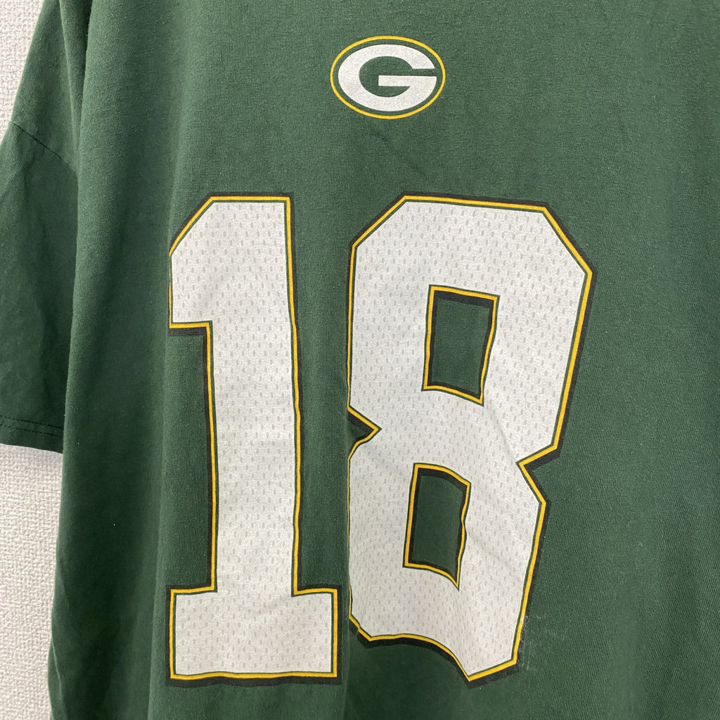 古着 used　Majestic　マジェスティック　グリーンベイパッカーズ　半袖プリントＴシャツ　NFL　グリーン　XLサイズ