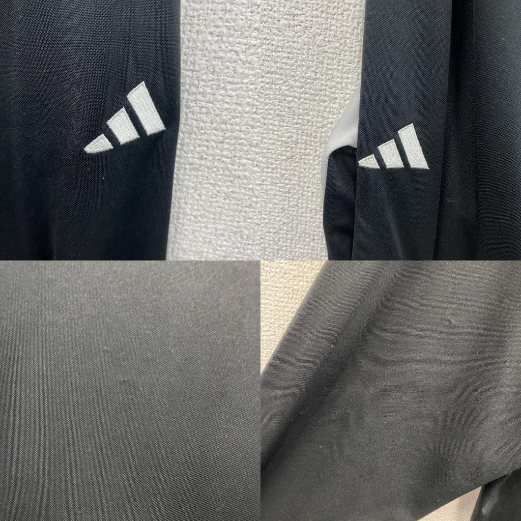 adidas　アディダス　長袖Tシャツ　ロンT　黒　ブラック　Mサイズ