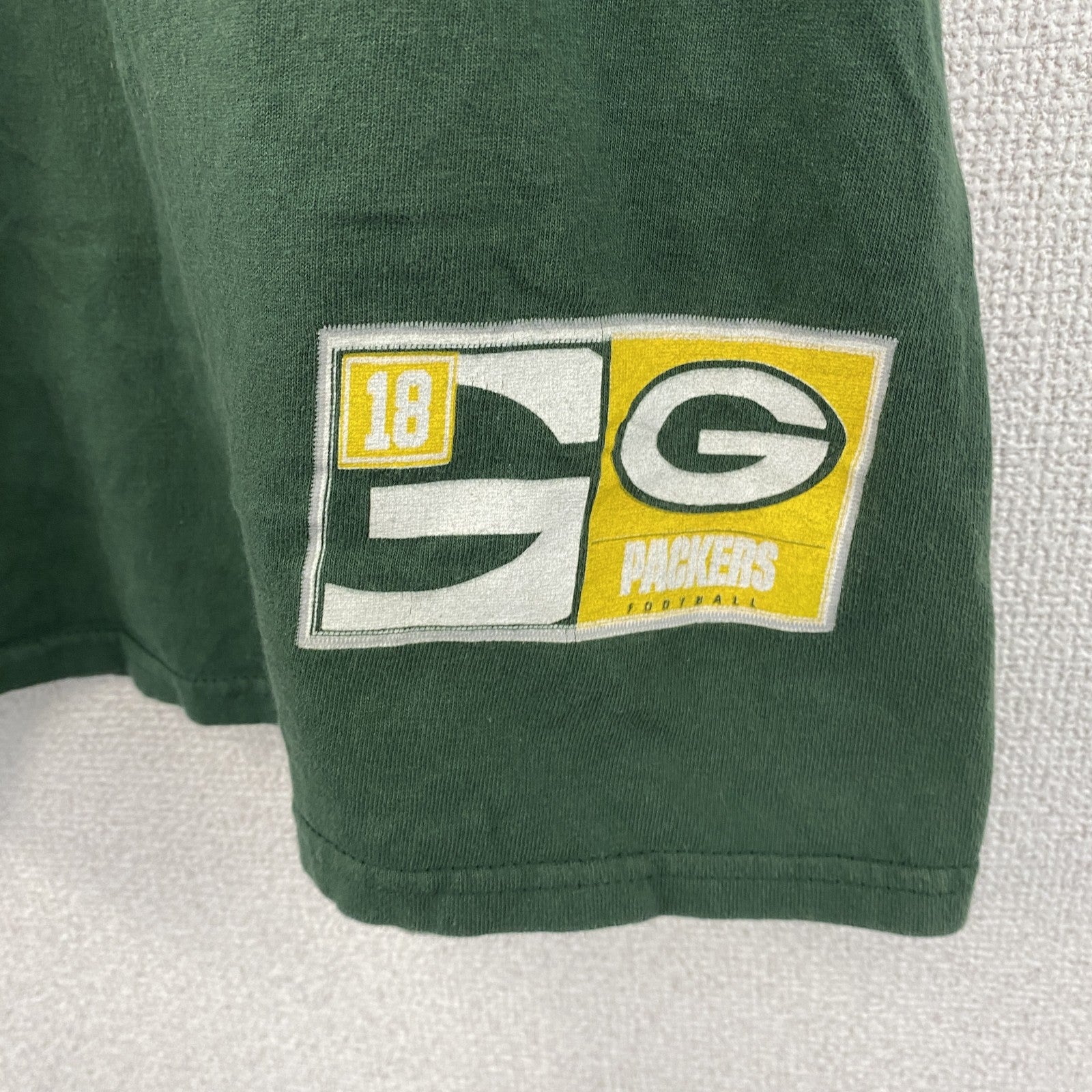 古着 used　Majestic　マジェスティック　グリーンベイパッカーズ　半袖プリントＴシャツ　NFL　グリーン　XLサイズ
