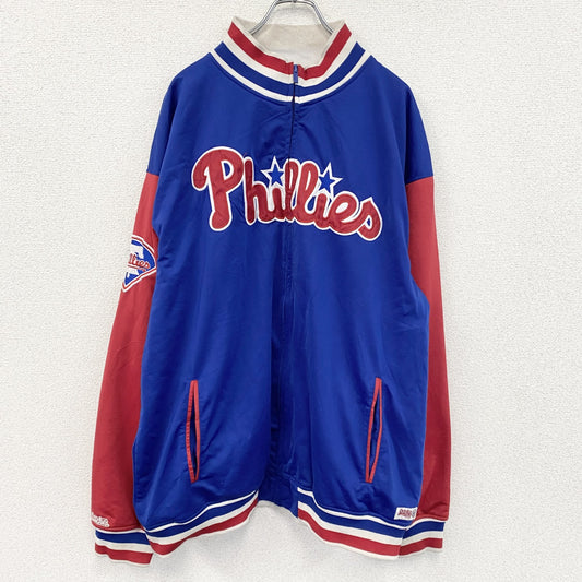 ～00s　Stitches　Phillies　フィリーズ　トラックジャケット/ジャージ　ヴィンテージ　マルチカラー　ブルー　レッド　2XLサイズ