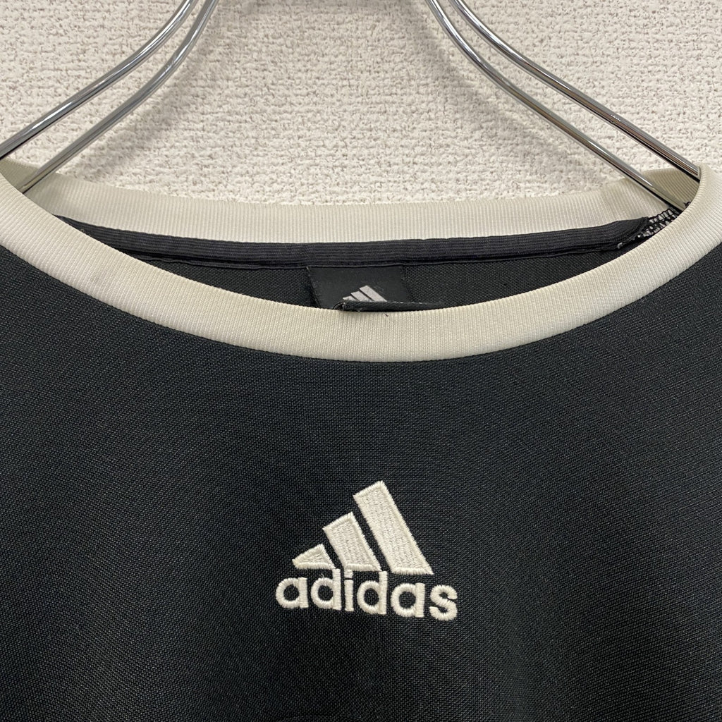 adidas　アディダス　長袖Tシャツ　ロンT　黒　ブラック　Mサイズ