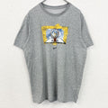 古着 used　NIKE　ナイキ　半袖クルーネックプリントＴシャツ　バスケットボール　スポーツ　グレー　Lサイズ