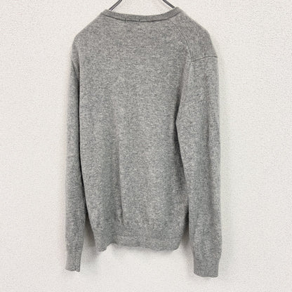 UNIQLO　ユニクロ　Vネックカシミヤニットセーター　灰色　グレー　Lサイズ