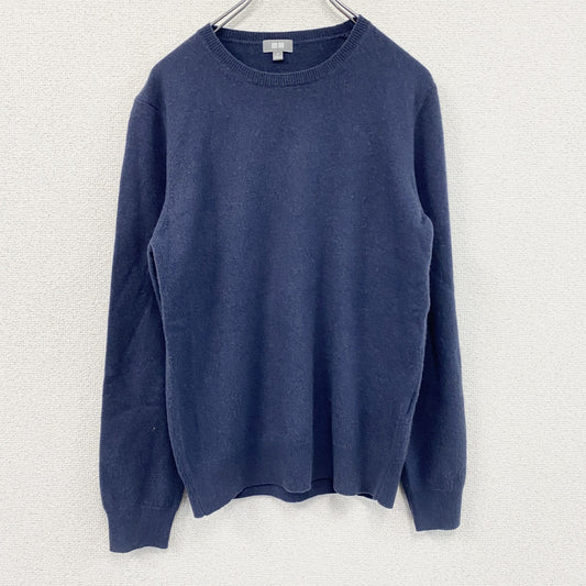 UNIQLO　ユニクロ　カシミヤニットセーター　紺　ネイビー　Mサイズ