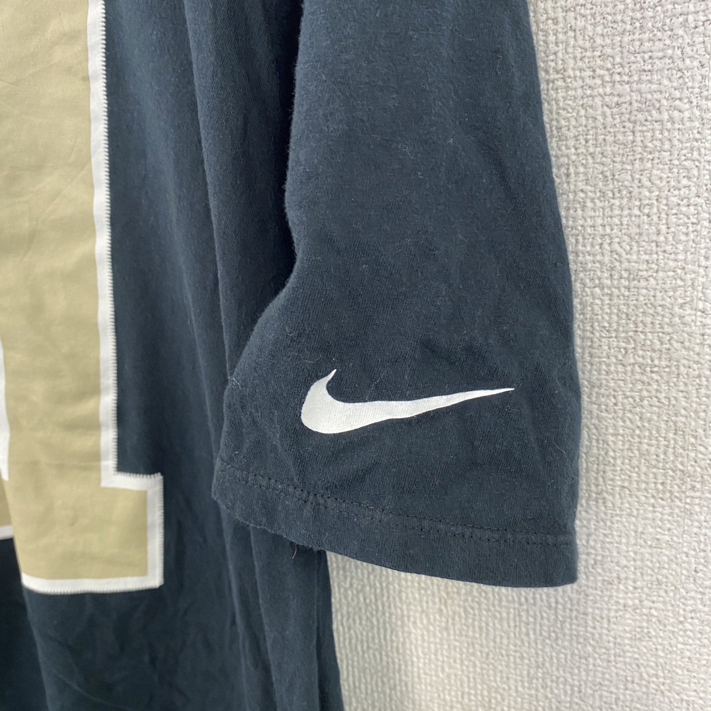古着 used　NIKE　ナイキ　アルヴィンカマラ　半袖プリントＴシャツ　NFL　セインツ　紺　ネイビー　XXLサイズ