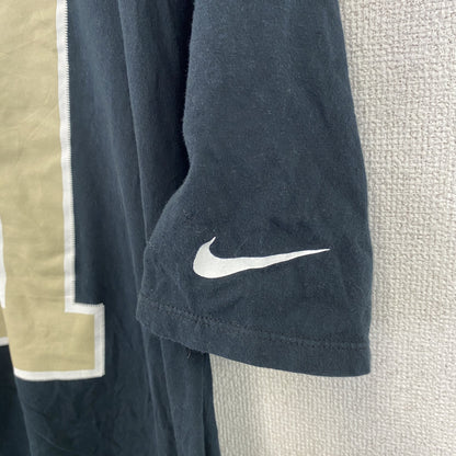 古着 used　NIKE　ナイキ　アルヴィンカマラ　半袖プリントＴシャツ　NFL　セインツ　紺　ネイビー　XXLサイズ