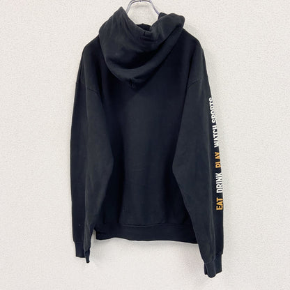 Hanes　ヘインズ　スウェットパーカー/フーディー　黒　ブラック　Mサイズ
