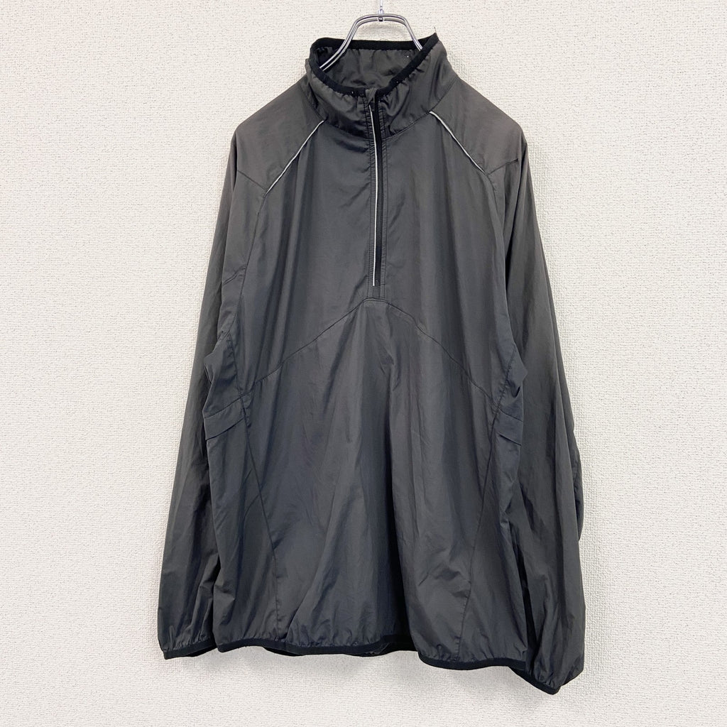 NIKE　ナイキ　ハーフジッププルオーバージャケット　ダークグレー　XLサイズ
