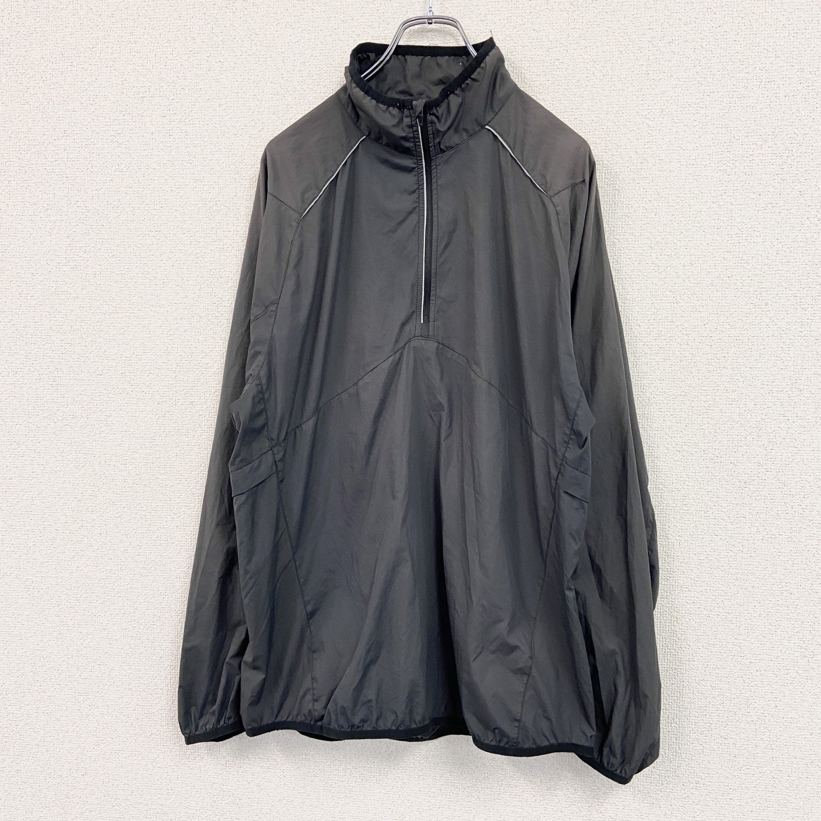 NIKE　ナイキ　ハーフジッププルオーバージャケット　ダークグレー　XLサイズ
