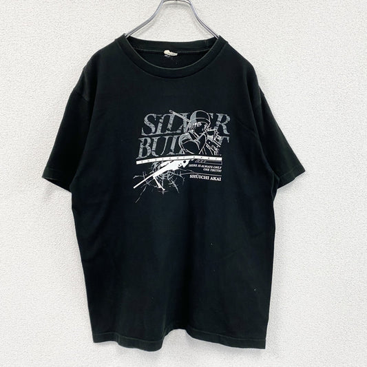 名探偵コナン　赤井秀一　半袖Tシャツ　アニメT　キャラクターT　黒　ブラック　Lサイズ