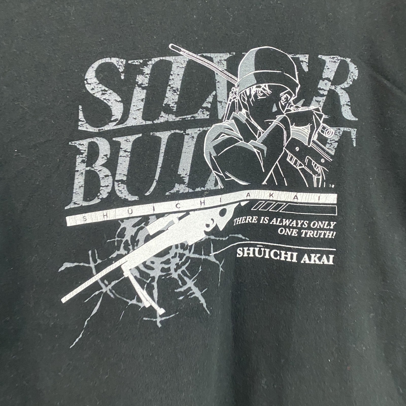 名探偵コナン　赤井秀一　半袖Tシャツ　アニメT　キャラクターT　黒　ブラック　Lサイズ
