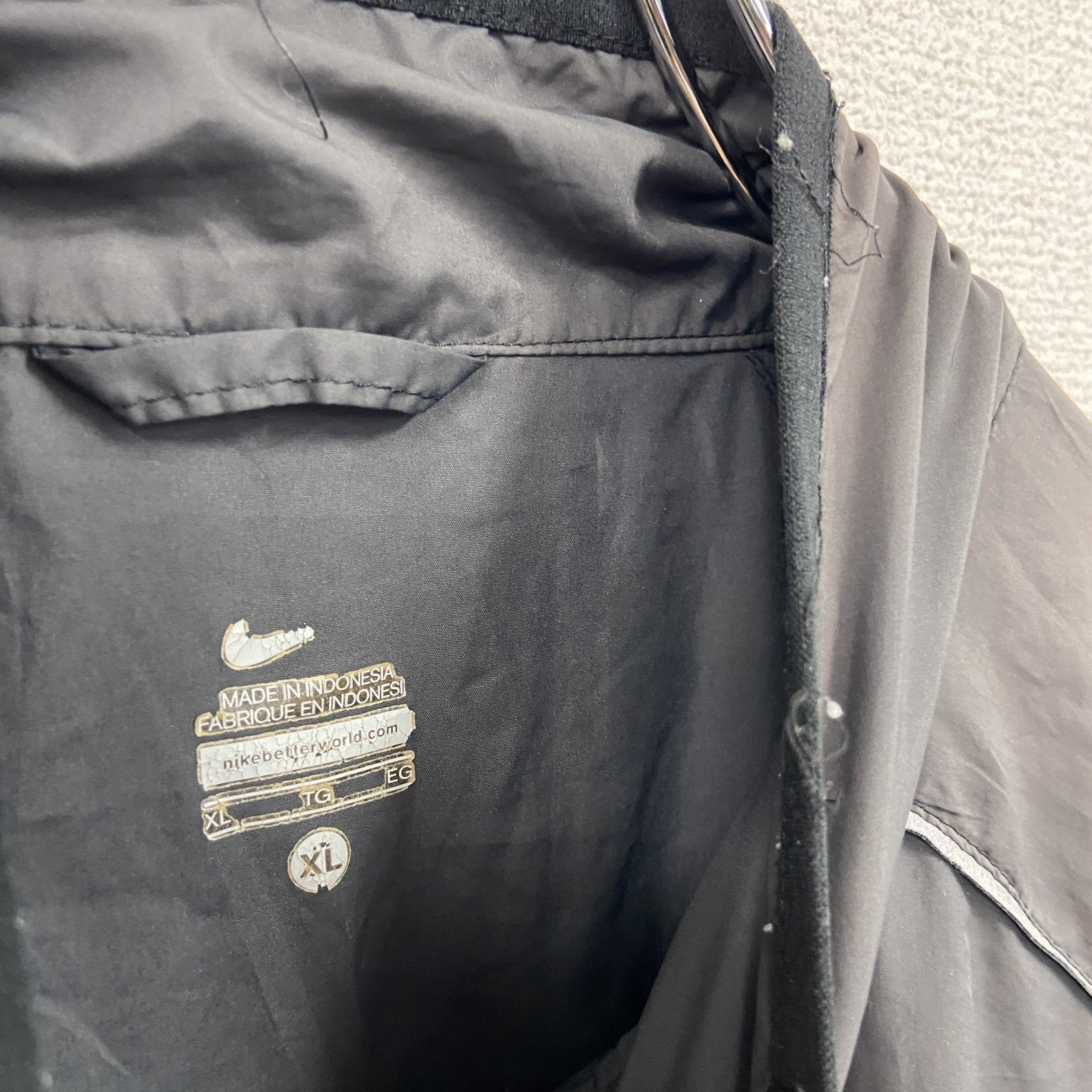 NIKE　ナイキ　ハーフジッププルオーバージャケット　ダークグレー　XLサイズ