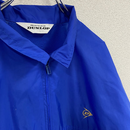 DUNLOP　ダンロップ　コーチジャケット　青　ブルー　Lサイズ