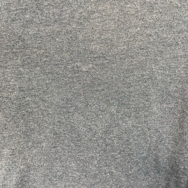 古着 used　半袖プリントTシャツ　野球　ベースボール　クルーネック　レトロデザイン　灰色　グレー　2XLサイズ