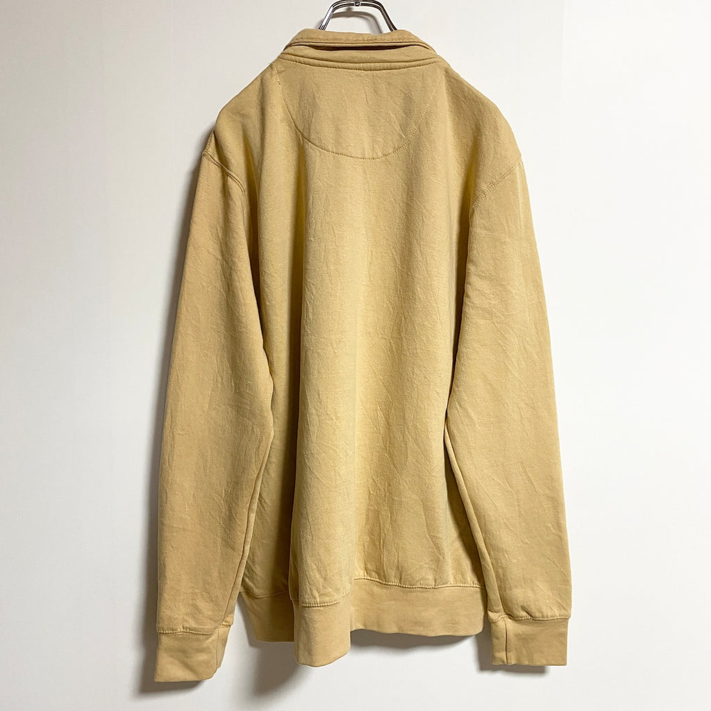 古着 used　BURTON バートン　長袖ハーフジップスウェット　トレーナー　ポケット　ビックシルエット　XLサイズ