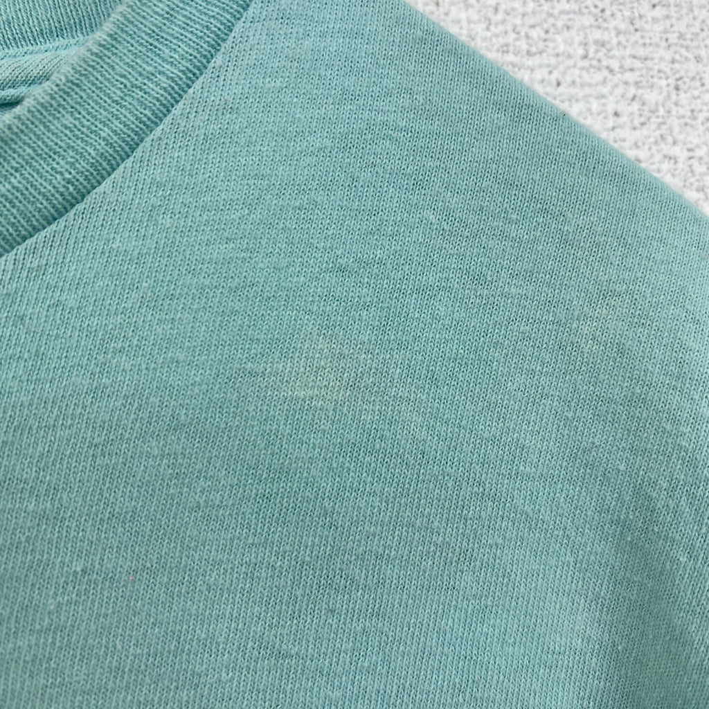 古着 used　僕のヒーローアカデミア　緑谷出久　長袖アニメプリントＴシャツ　キャラクターデザイン　グリーン　Lサイズ