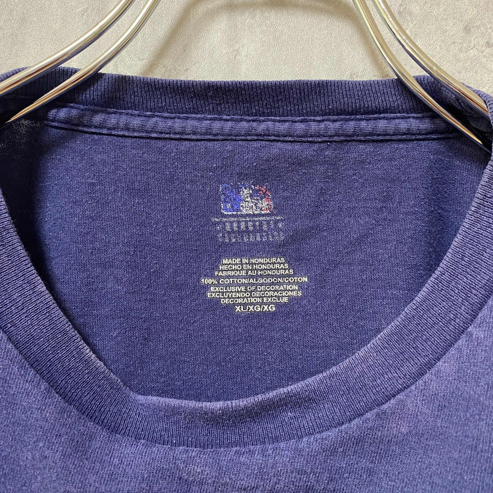 古着 used　ニューヨークヤンキース　半袖プリントTシャツ　MLB　ベースボール　ネイビー　ビッグシルエット　XLサイズ