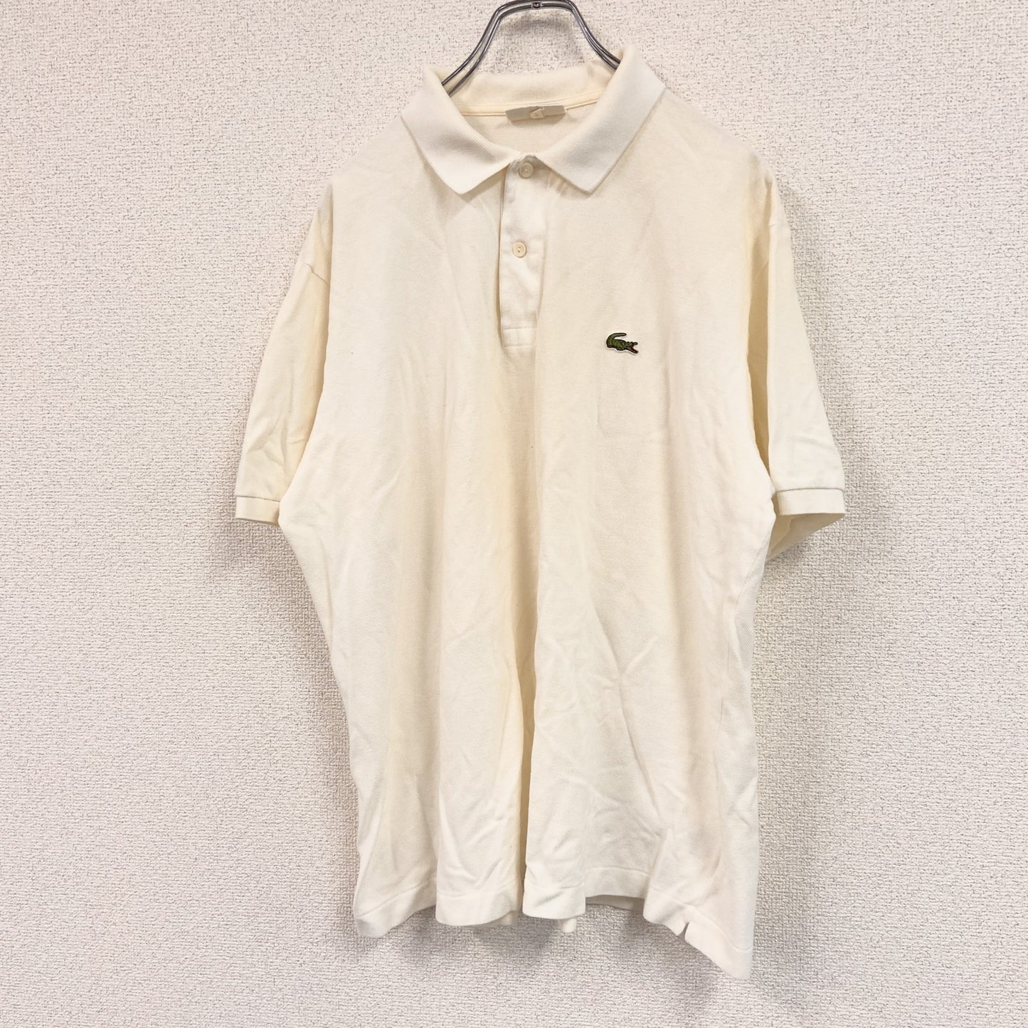 LACOSTE　ラコステ　半袖ポロシャツ　白　ホワイト　7サイズ