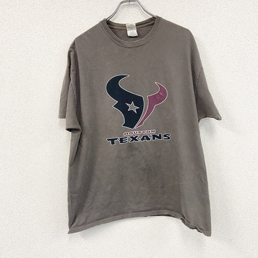 GILDAN　ギルダン　半袖Tシャツ　フェード　TEXAS　茶色　ブラウン　XLサイズ