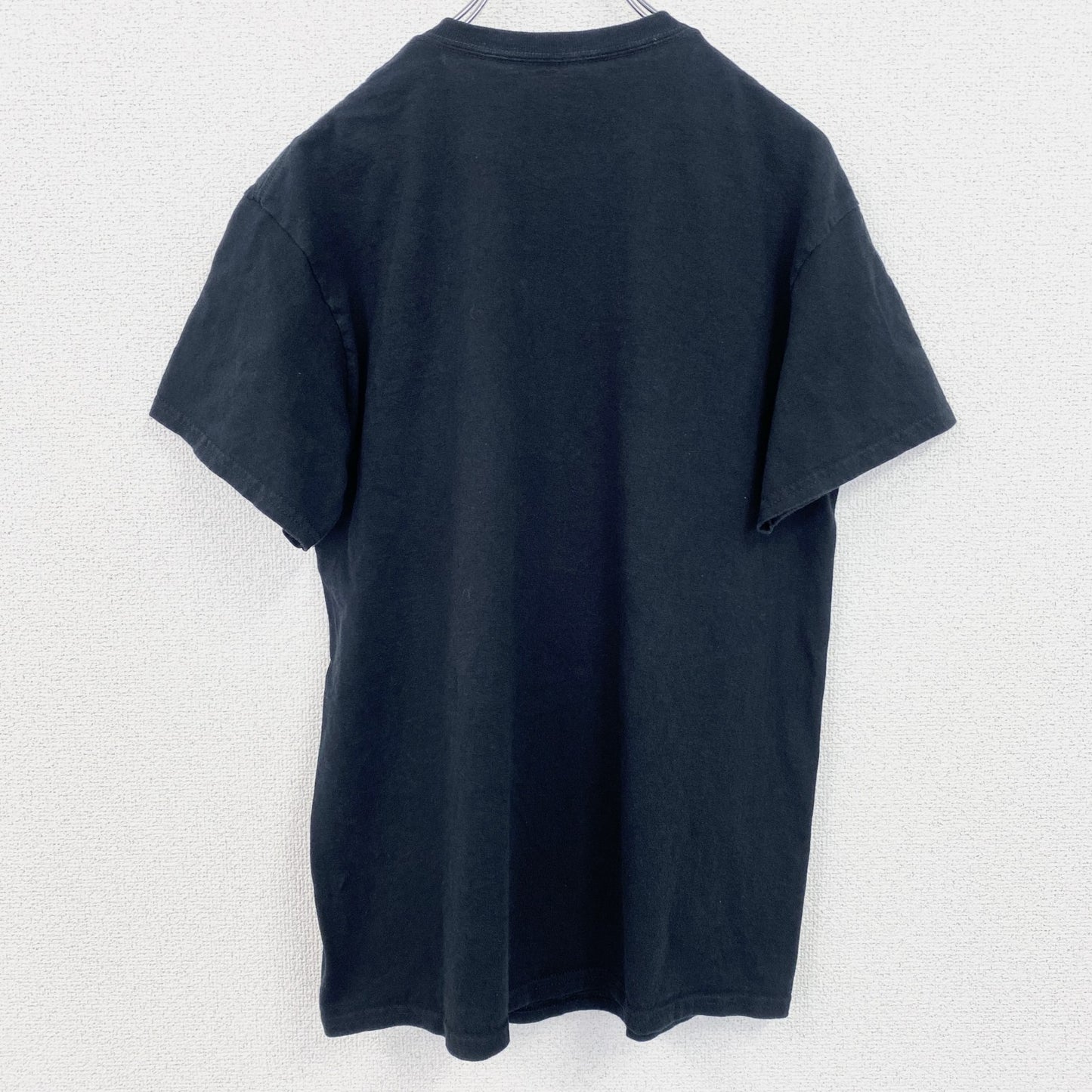 古着 used　VITRIOL　半袖キャラクタープリントTシャツ　ハングル　Sorry　クルーネック　黒　ブラック　Mサイズ