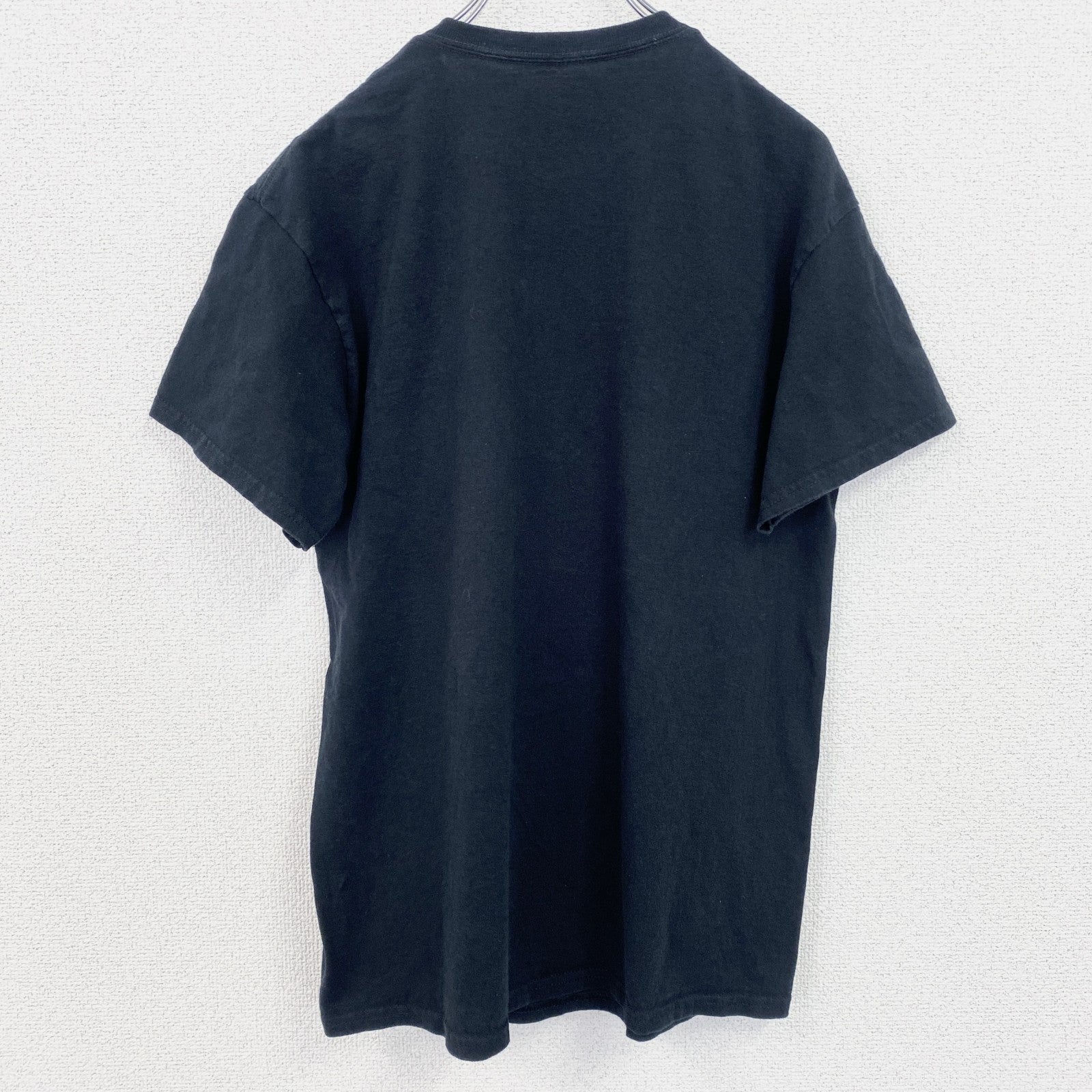 古着 used　VITRIOL　半袖キャラクタープリントTシャツ　ハングル　Sorry　クルーネック　黒　ブラック　Mサイズ
