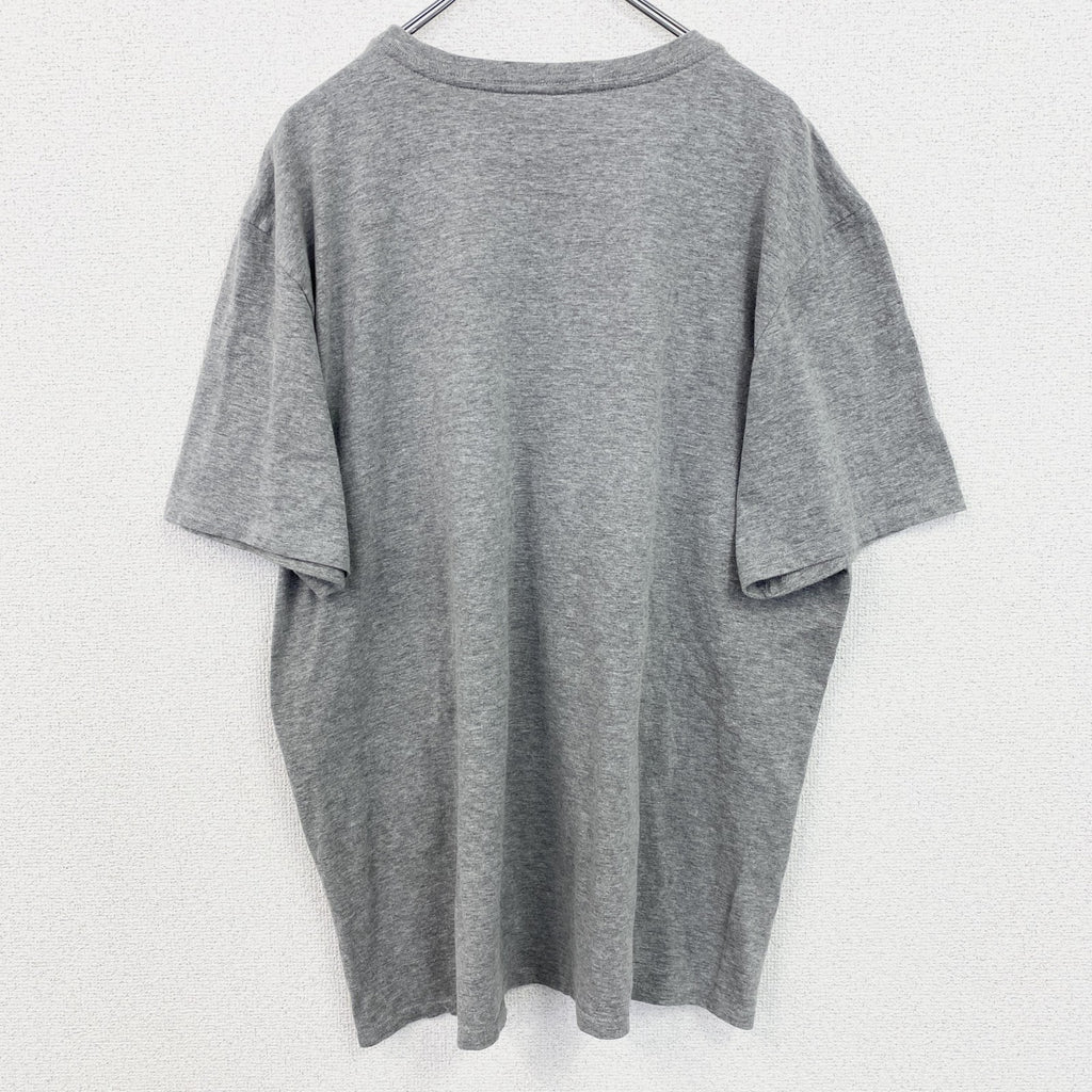 古着 used　NIKE　ナイキ　半袖英語ロゴプリントＴシャツ　クルーネック　THAT’S GAME　グレー　2XLサイズ